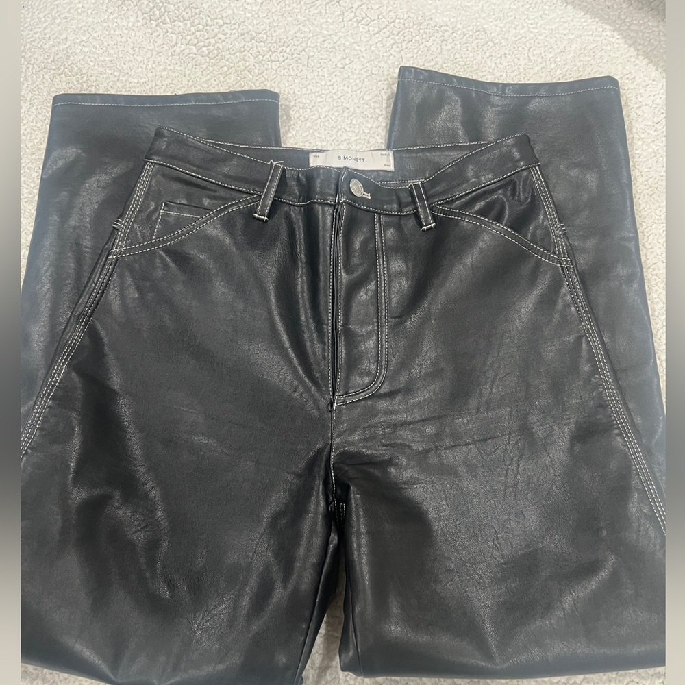 Simonett Leather Kika Pants - Medium